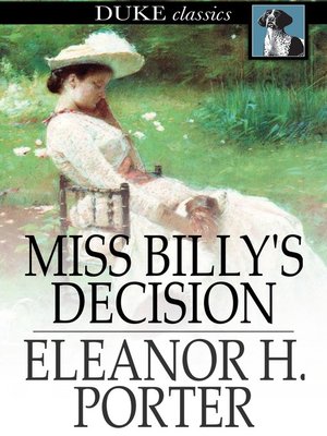 cover image of Miss Billy's Decision